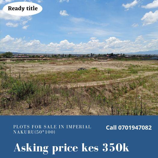 50 by 100 plots for sale at imperial mwariki